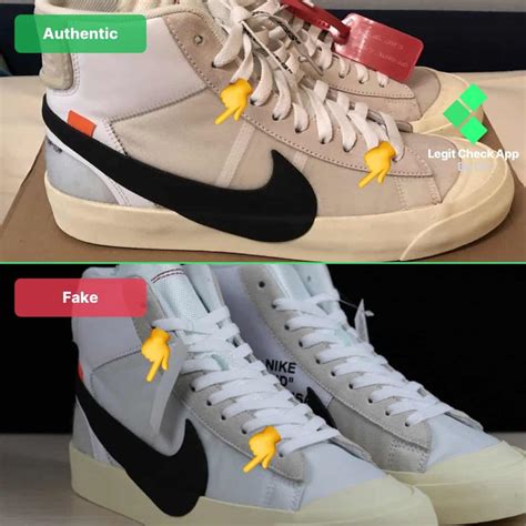 off white nike blazer mid fake|nike blazer low black white.